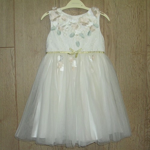 Abito monsoon bambina avorio - monsoon,
