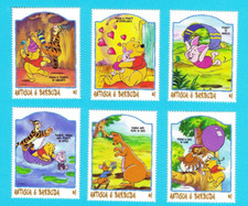 1998 WINNIE THE POOH STAMP SET