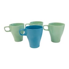4 tazze da caffè impilabili