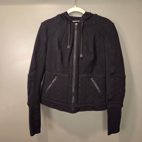 Blanc noir giacca moto - blanc, donna