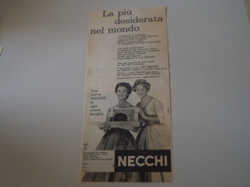 Advertising pubblicità 1958 - advertising,