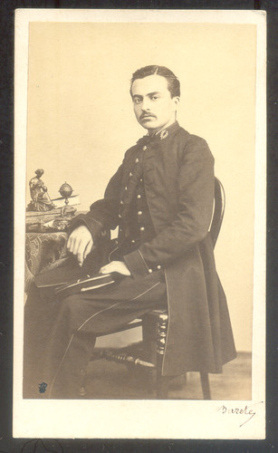 Cdv signé barete jeune - signé, "barete"