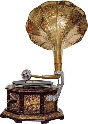 Antico grammofono hmv - antico,