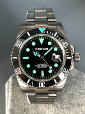 BLACK FRIDAY Orologio submar automatico uomo 100MT  Corona  Vite Acciaio 316L