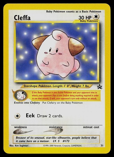 Carta pokemon cleffa - pokemon,