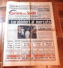 CORRIERE SPORT 5-7-1978 - CARABINIERI CALCIOMERCATO / GIGI RIVA ADDIO CAGLIARI