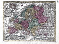 Mappa antica, Seutter /