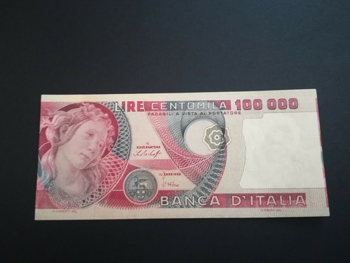 100000 lire botticelli errore - 100000,