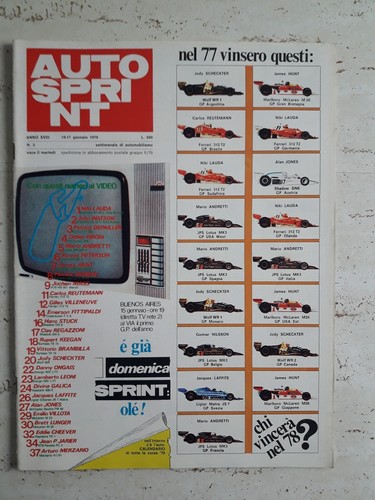 Autosprint anno 1978 nel - autosprint,