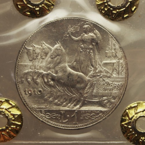 Lira 1910 quadriga - 1, "quadriga"