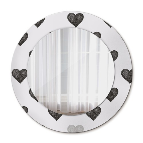 Specchio rotondo chic con
