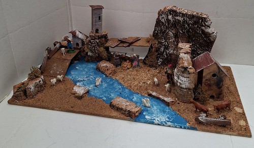 Ambientazione presepe con - ambientazione,