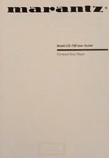 Marantz CD-75 II Lettore