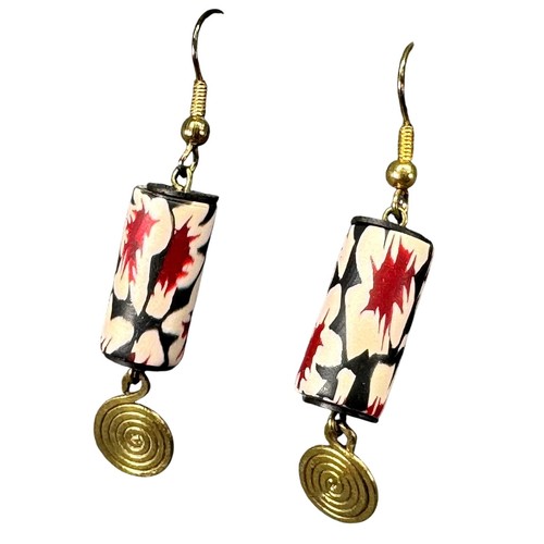 Orecchini vintage boho - vintage, argilla