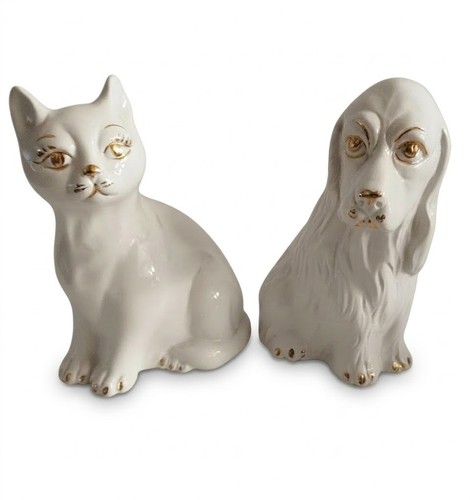 Coppia salvadanai gatto cane - salvadanai,