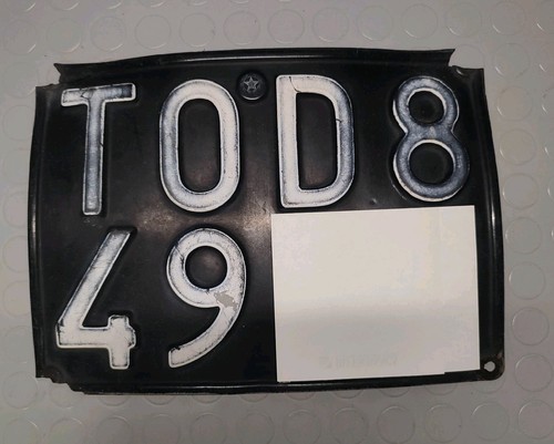 Targa auto epoca per uso - targa,
