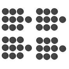 40 Pezzi di Plastica Rotonda