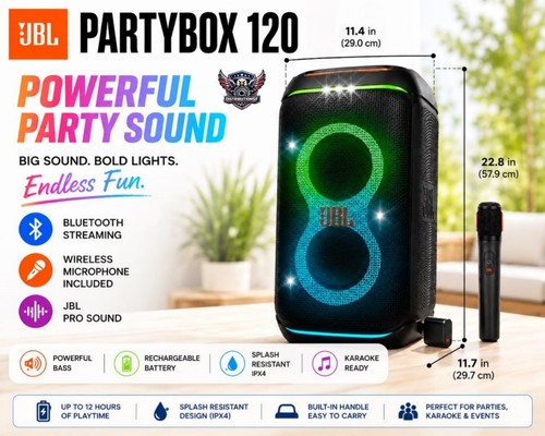 Jbl partybox 120 - jbl, altoparlante