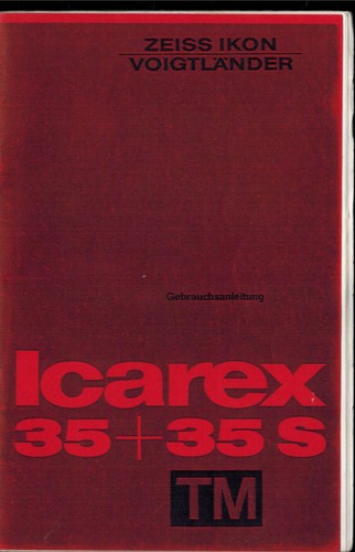 Icarex 35s zeiss ikon - zeiss,