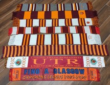 8 SCIARPA SCARF ECHARPE FOOTBALL CALCIO ROMA SCUDETTO RICAMI NO ULTRAS ADESIVO