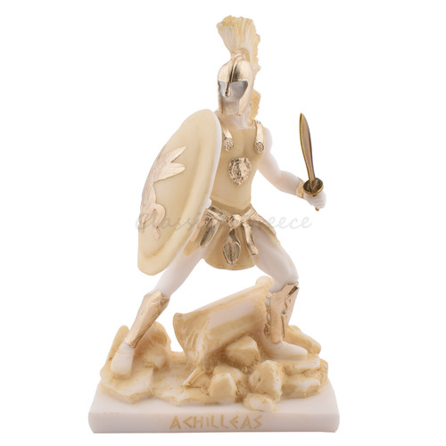 Statua antico guerriero greco