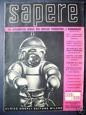 Sapere 1948 PALOMBARO SCAFANDRO SCAPHANDRIER DIVER