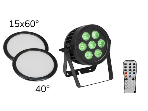Eurolite set led par 7x8w - ip,