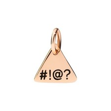 charm dodo tag "TAGS" in oro