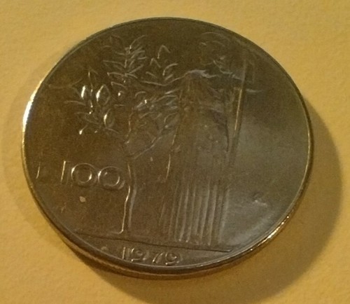 Moneta 100 lire - lire, 1979