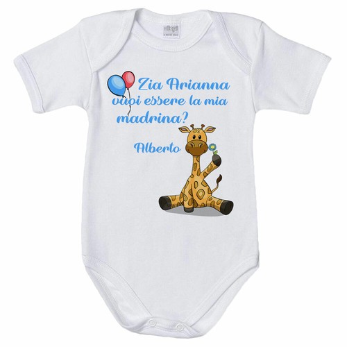 Body neonato personalizzato