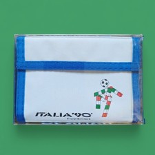 Italia 90 Portafoglio Carrera Mondiali Calcio Vintage 90s Wallet Italy Ciao