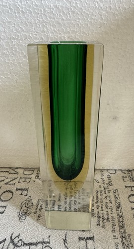 Raro vaso blocco vetro - raro, in