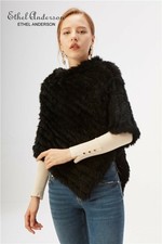 Sciarpa poncho donna vera
