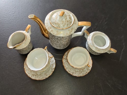 Servizio caffe 4 pezzi - servizio,