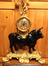 Antico orologio da camino