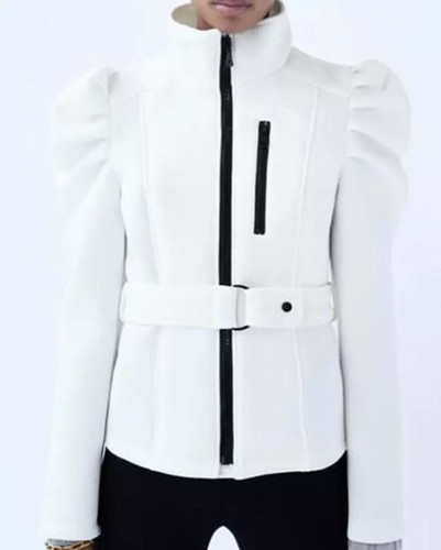 Giacca zara avorio - zara, effetto