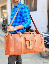 Borsone in pelle vintage