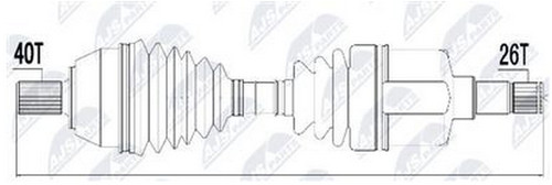 Albero motore ford - sx,
