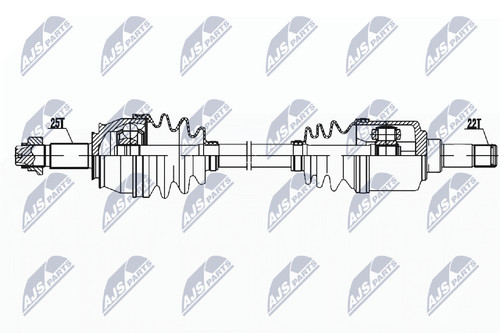 Albero motore nty npw 075 - nty, npw-ft-075