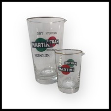 ND * Set per Cocktail in Vetro "Martini, Dry Vermouth - Misuratore Dosatore Cara