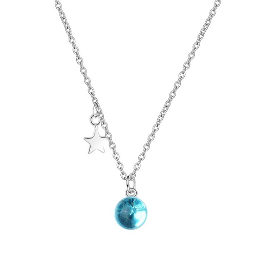 Collana con motivo stellato - collana, a