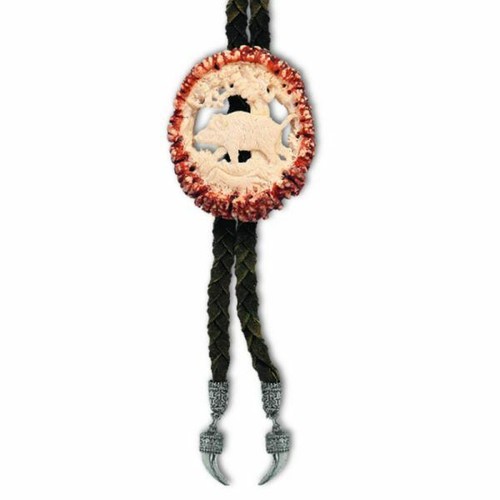 Cravattino con vero corno - , di