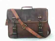 Borsa a tracolla messenger in pelle per laptop valigetta uomo completamente c...