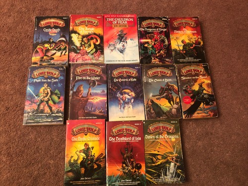 Rare lone wolf paperback lot - wolf,
