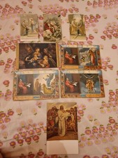 Lotto 5 Cartoline Religiose Piu 3 Figure Interessanti Antiche Del 900