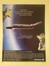 ERICSSON T28 TELEFONO CELLULARE RITAGLIO CLIPPING PUBBLICITA' ADVERTISING #447