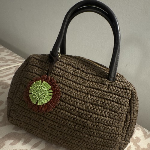 Borsa mano donna rafia - a,