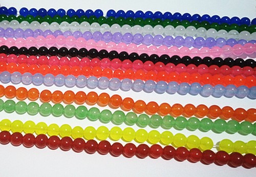 1filo 65pz perline pietre - perline, dure