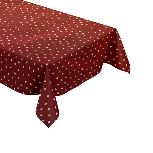 Tovaglia tela cerata rosso - di,