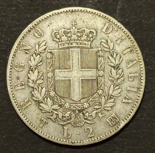 Lire 1863 torino - 1863, stemma